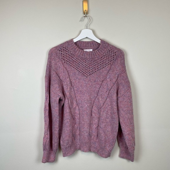 Lauren Conrad Cable Knit Sparkle Sweater Size XX-Large - Picture 3 of 5